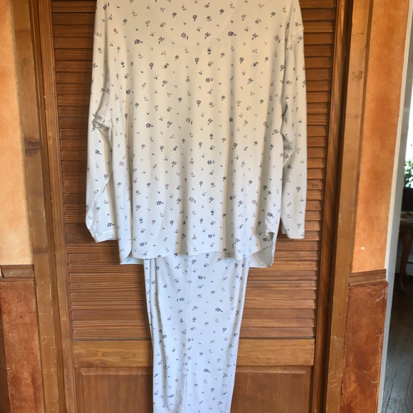 Field Gear ivory floral women’s pj lounge set XL - Picture 2 of 8